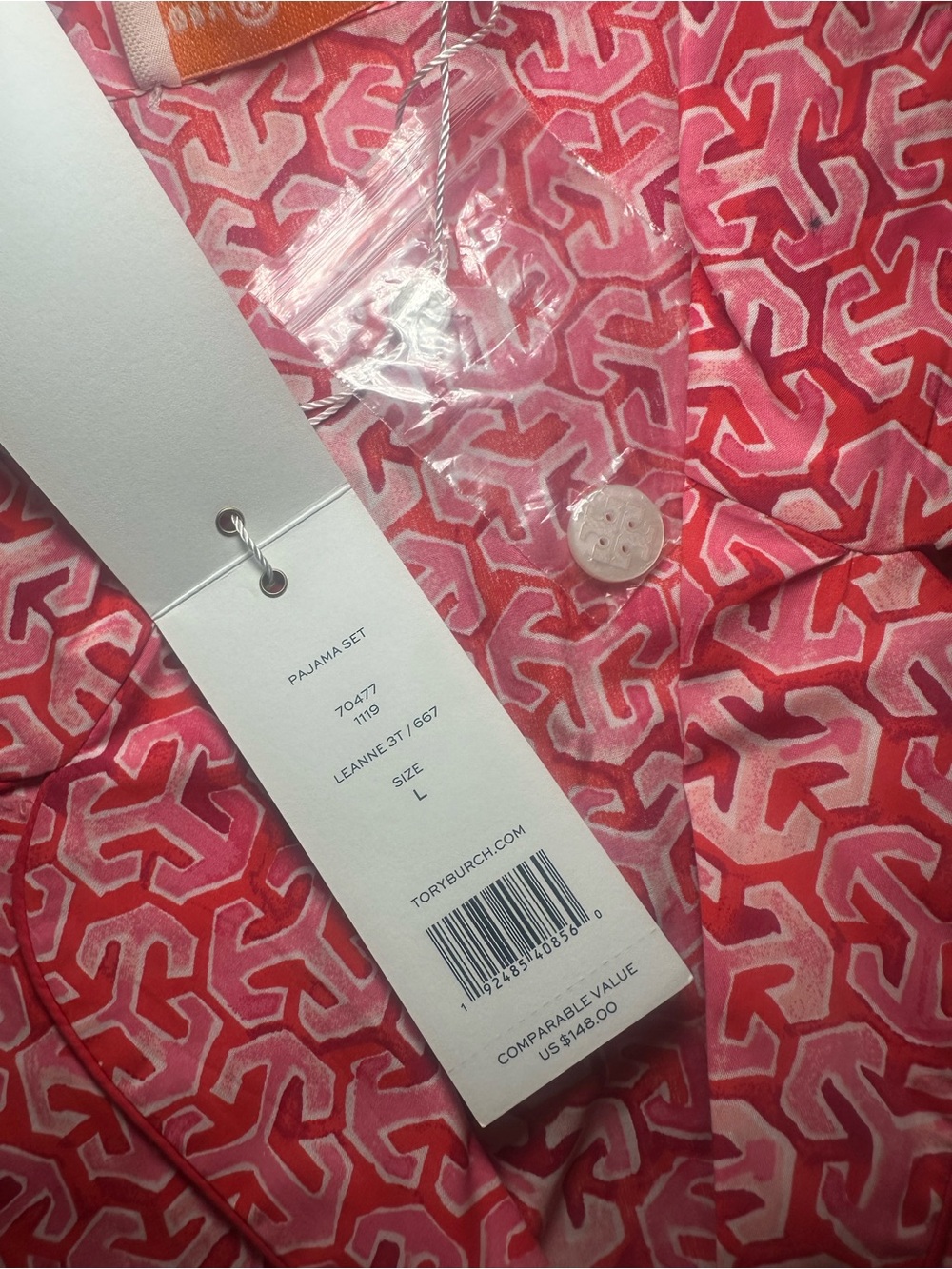 Tory Burch Pink Pajama Set - Picture 4 of 7
